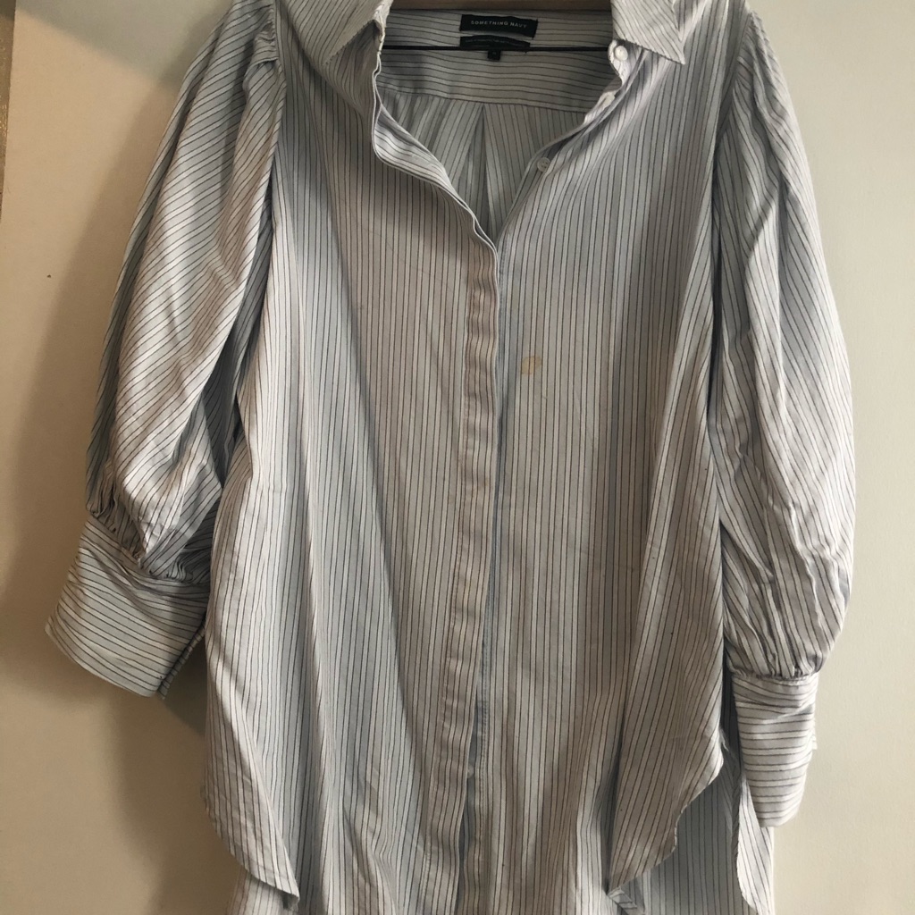 Something Navy Button Down